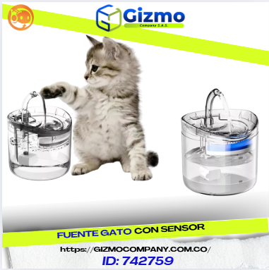 Fuente para Gato Dispensador de agua